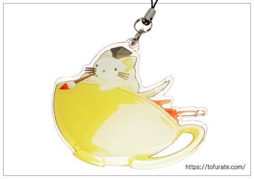 アクリルキーホルダー：ねこラテ